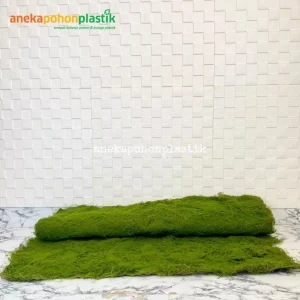 Karpet Lumut Artificial Standard Serat Nylon 1x1 Meter Mini Garden