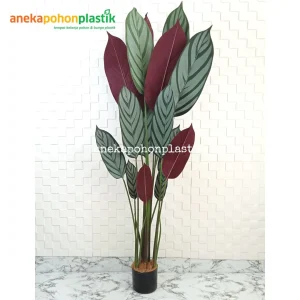 Pohon Artificial Callathea Ungu T150 Latex