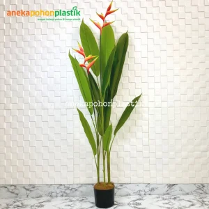 Pohon Artificial Heliconia Bird of Paradise T145 Latex