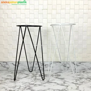 Standing Pot Besi Kaki Tiga T50 D24 Rak Tanaman Elegan